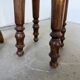 Pair of antique stools with turned legs.
