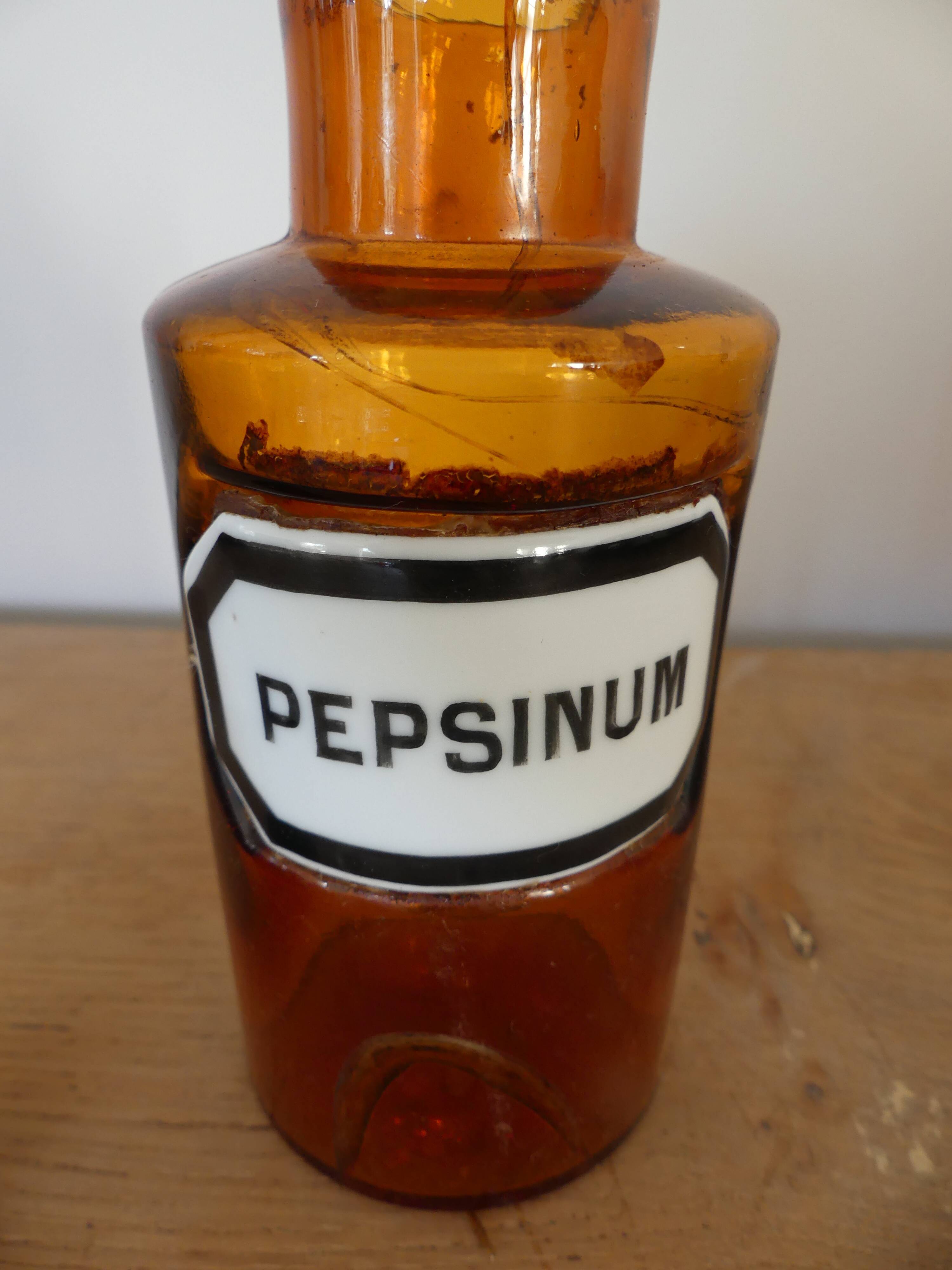 Ancien flacon d'apothicaire old apothecary bottle