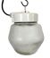 Vintage White Porcelain Pendant Light with Frosted Glass, 1970s