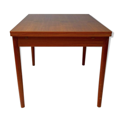 Table de salle à manger en contreplaqué teck par Niels O. Møller pour J.L. Møllers