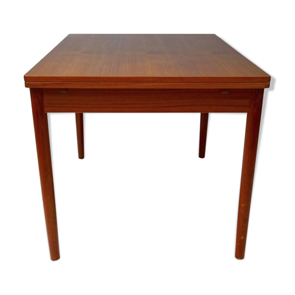 Table de salle à manger en contreplaqué teck par Niels O. Møller pour J.L. Møllers
