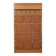Rattan coat rack produced by Uluv in the 1960s