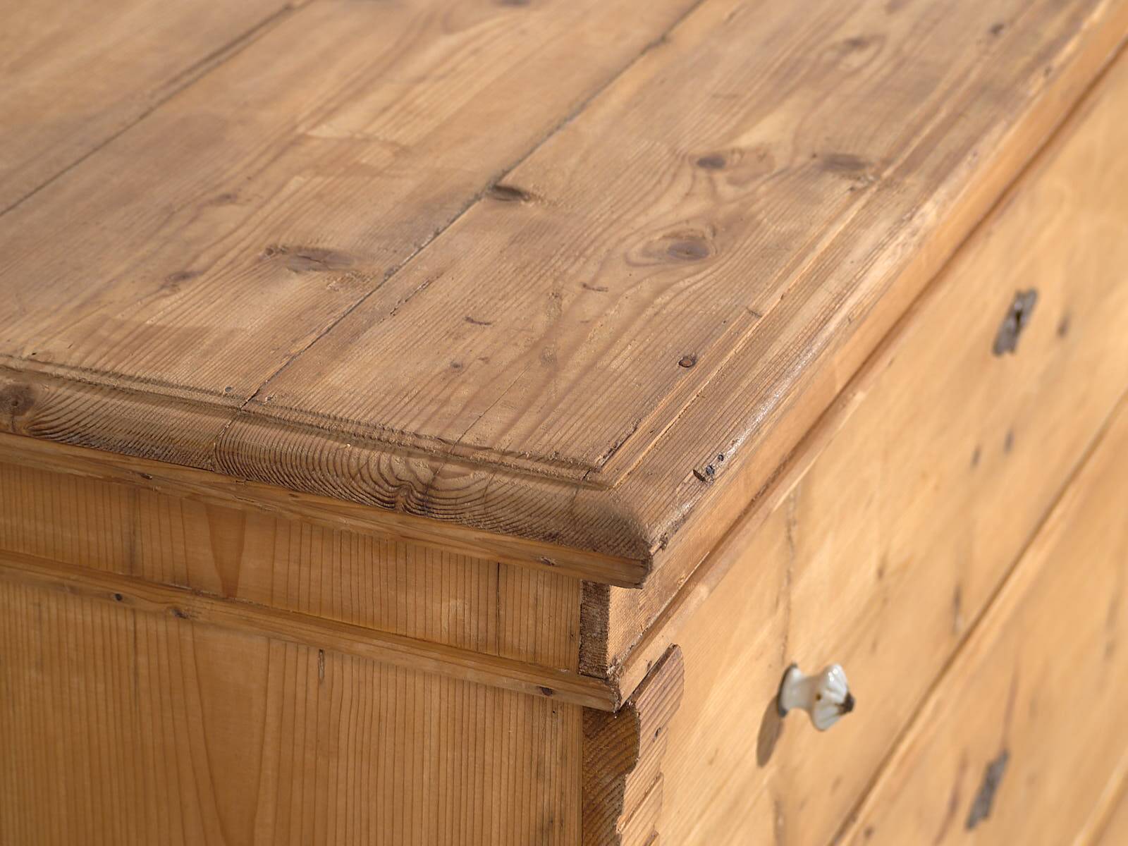 Ancienne commode en bois massif (c.1920) #25