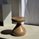 Pawn Natural - Stool, side table, end table in solid mango wood