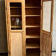 Antique pharmacy display case