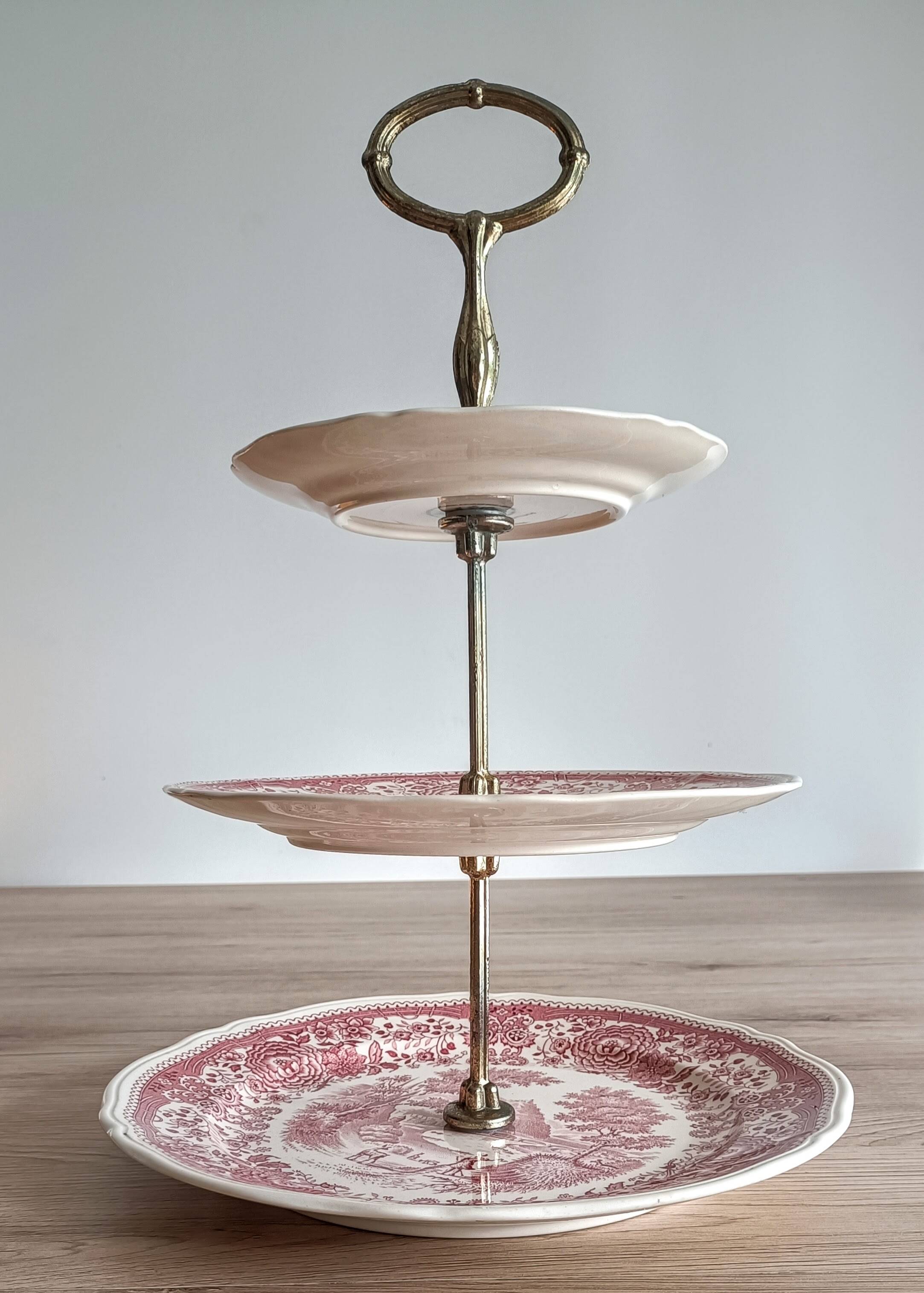 3-tier serving dish "Burgenland" Villeroy & Boch red
