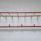 Midcentury Wall Brass Coat Rack, Germany, 1960s
