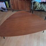 Walnut coffee table Scandinavian design co-edition