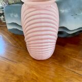 Pink Art Deco Anchor Hocking Vase