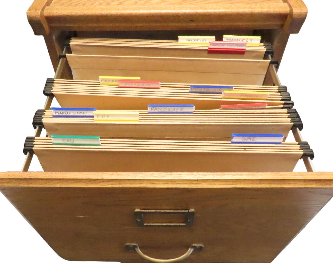 Oak filing cabinet 4 drawers vintage hanging filing cabinet from the 1930s