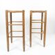 Paire de tabourets hauts vers 1950