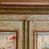 Cabinet painted in the Austrian spirit with polychrome decorations