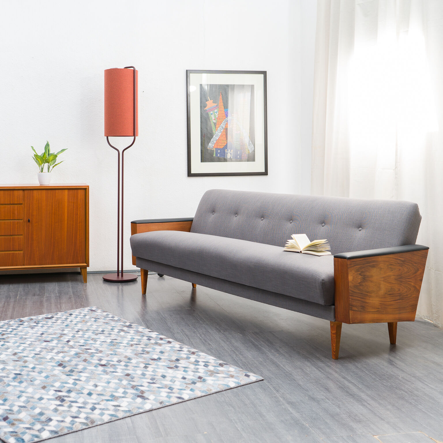 Vintage convertible sofa