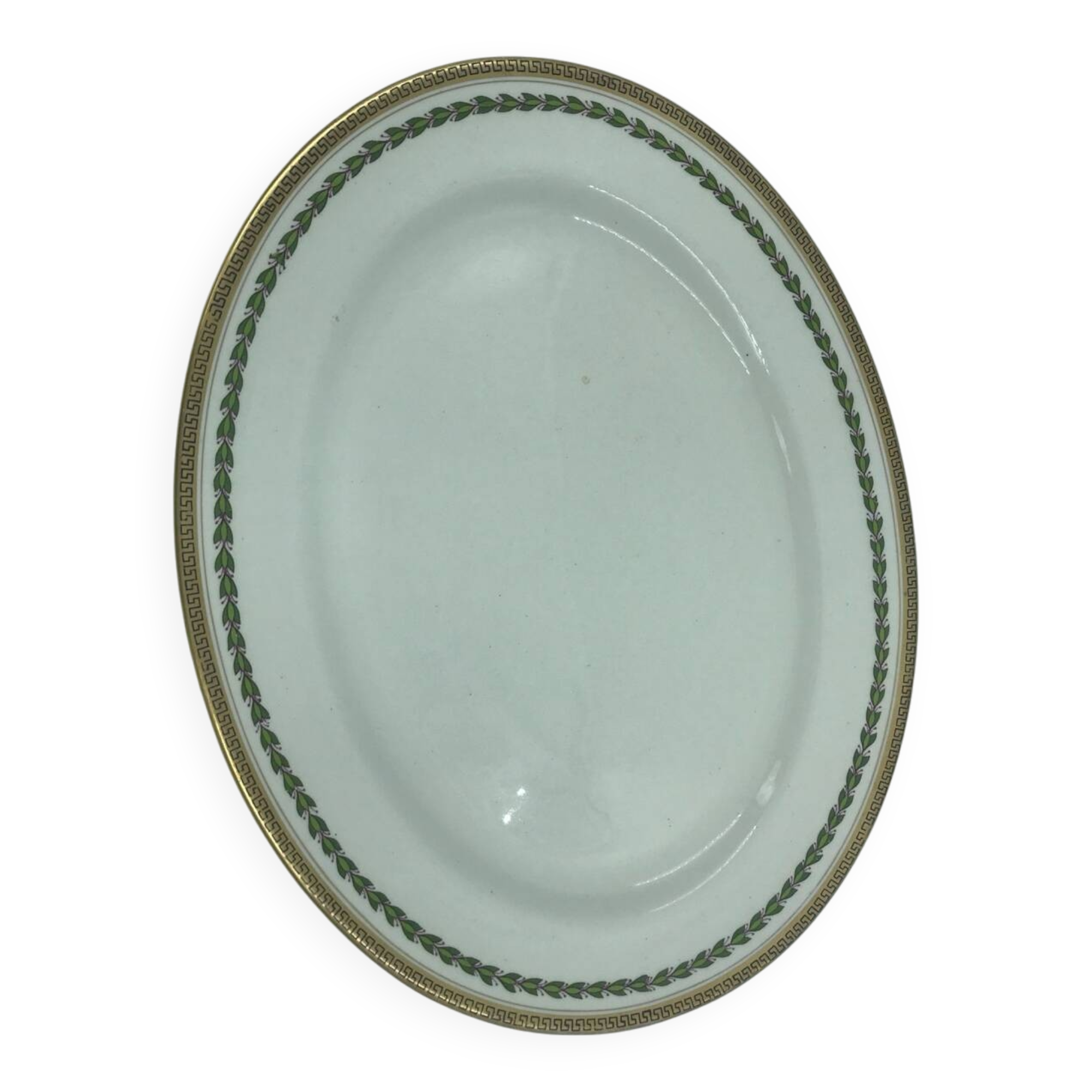 Oval plate from Furnival pottery.