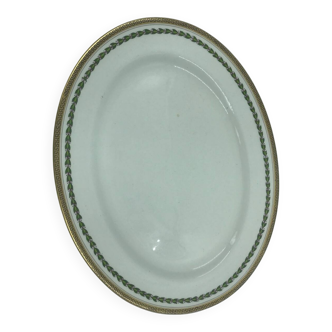 Oval plate from Furnival pottery.