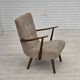 1960s, Danish armchair, furniture wool, beech wood.