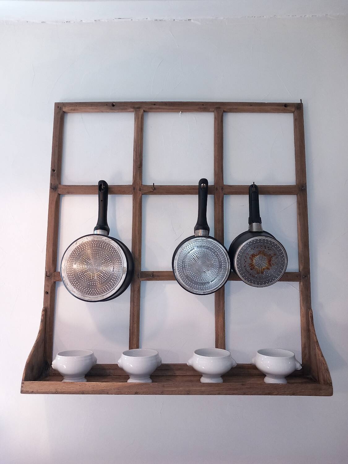 Old wooden saucepan