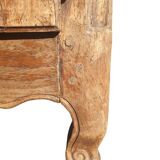 Buffet en bois naturel ancien 3 tiroirs