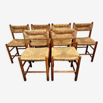 Set of 6 chairs model "Dordogne" Sentou edition
