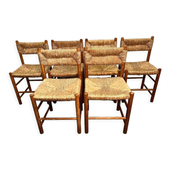 Set of 6 chairs model "Dordogne" Sentou edition