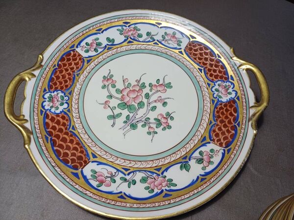 Service à thé et gâteau en porcelaine Circa 1950/60