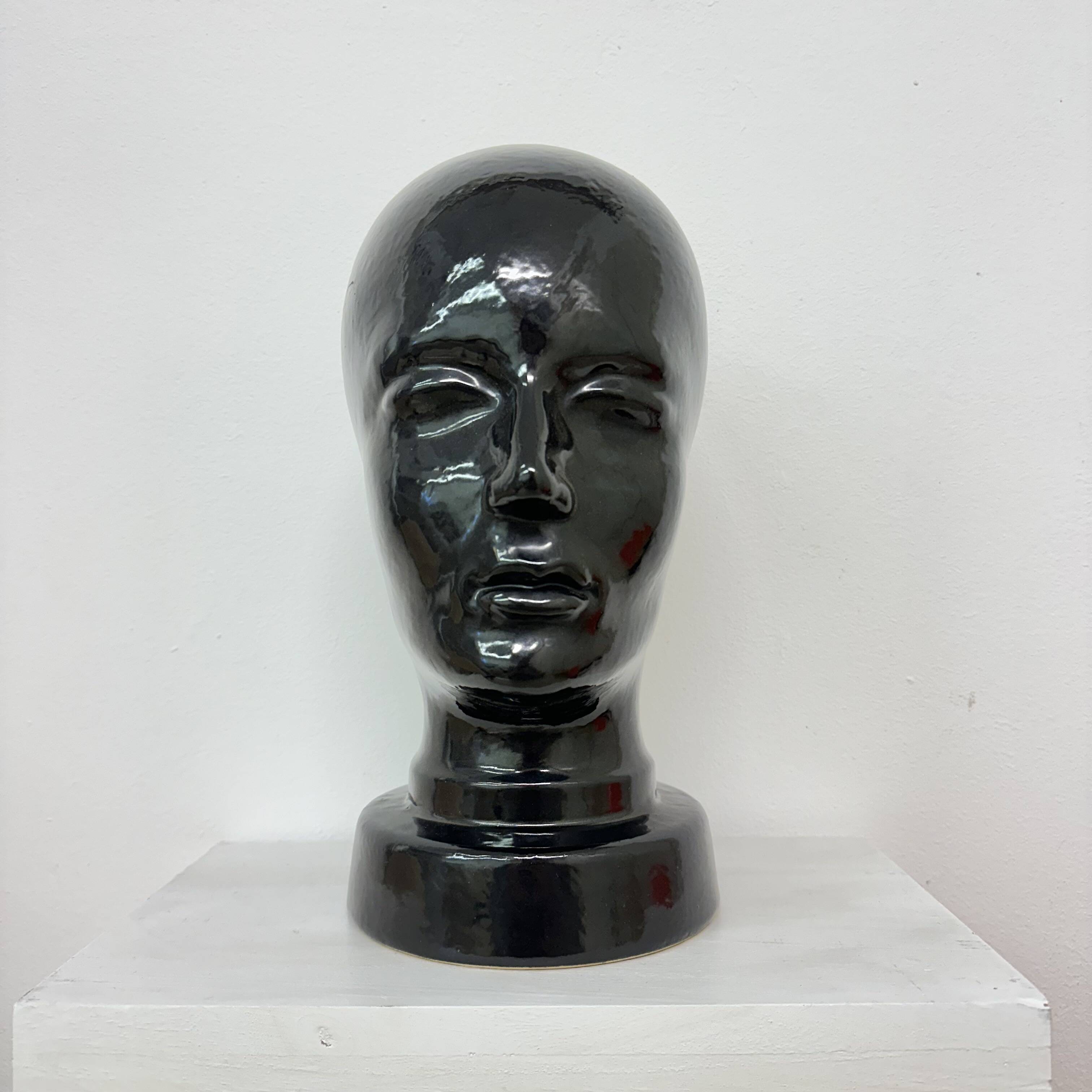 Mid-Century Ceramic mannequin Head from Scheurich West Germany , 1970s