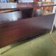 Hi-Fi cabinet in wood, brushed aluminum, smoked glass - 1970s