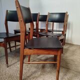 6 teak chairs from the 70s