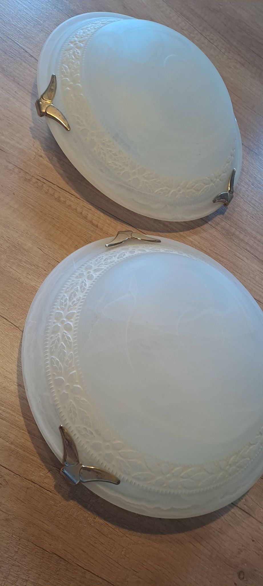 Lot de 2 appliques/plafonniers vintage