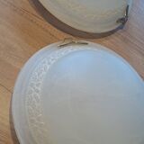 Set of 2 vintage wall/ceiling lights
