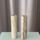 Vintage Alabaster Bud Vases / Candlesticks – Pair – Italian Stone – 20 cm