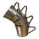 Set of 4 Vintage Stainless Steel Espresso Cups