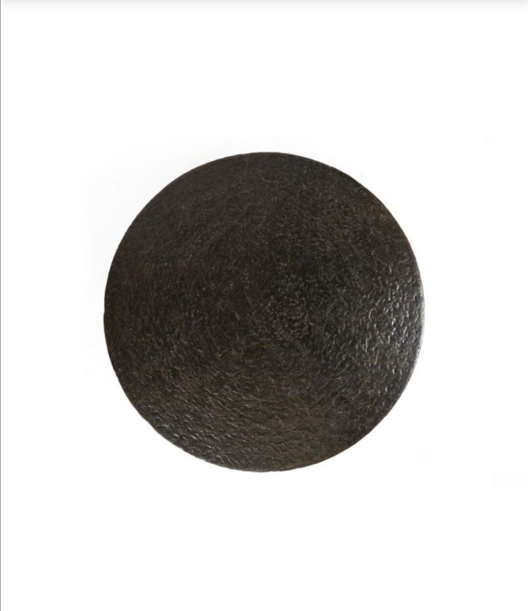 Table basse ronde brutaliste années 70