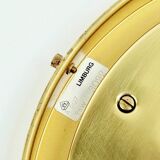 Mid-century glass ceiling light by Limburg, Germany, 1960s.