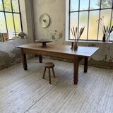 Country farmhouse table in solid beech and oak 2.5m XL