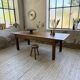Country farmhouse table in solid beech and oak 2.5m XL