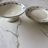 Lot 2 Iron earth compotier stamped Roger Salins