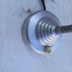 Vintage Aluminum Lamp from the 60s