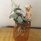 Amber glass jar "The Practice."