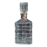 Vintage square whisky decanter square cap