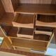 Scandi-Modern Wood Veneer Library-Bar (1970s)