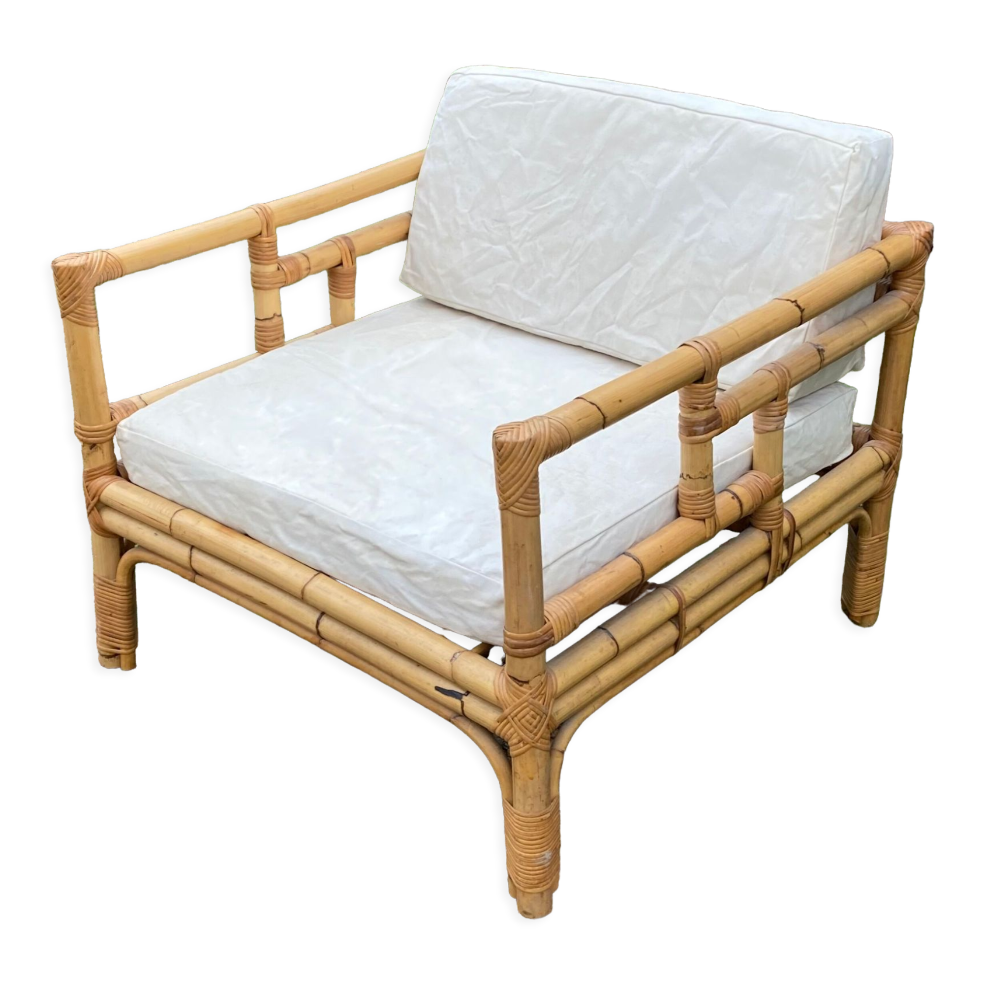 Bamboo armchair