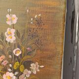 Canvas painting of a bouquet of flowers.