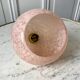 Suspension glass ball of Clichy pink 20s