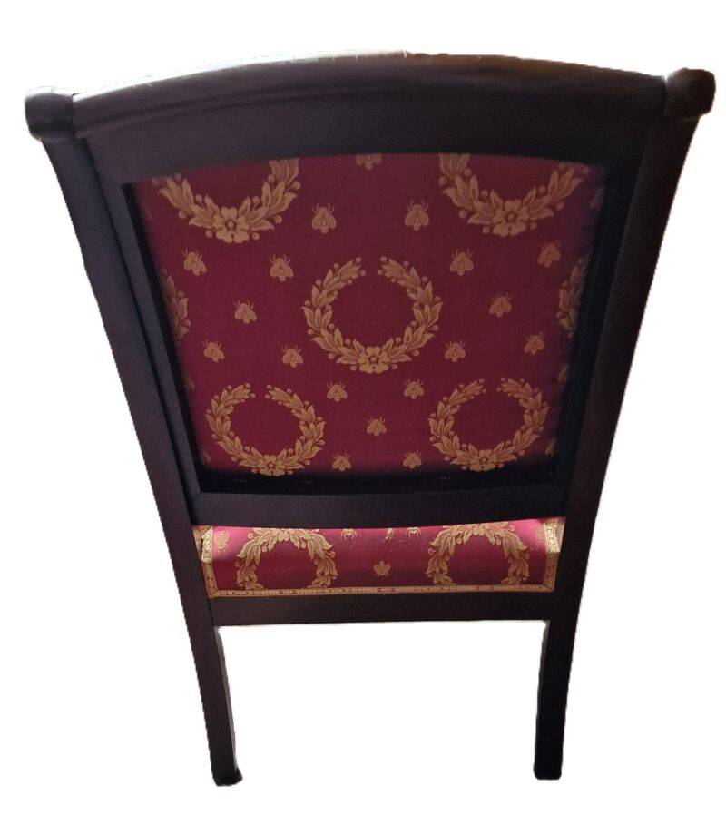 19th Century Empire Style Mahogany Armchair