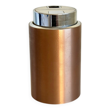 Minimalist Vintage SAROME Japan Table lighter modernist in Copper