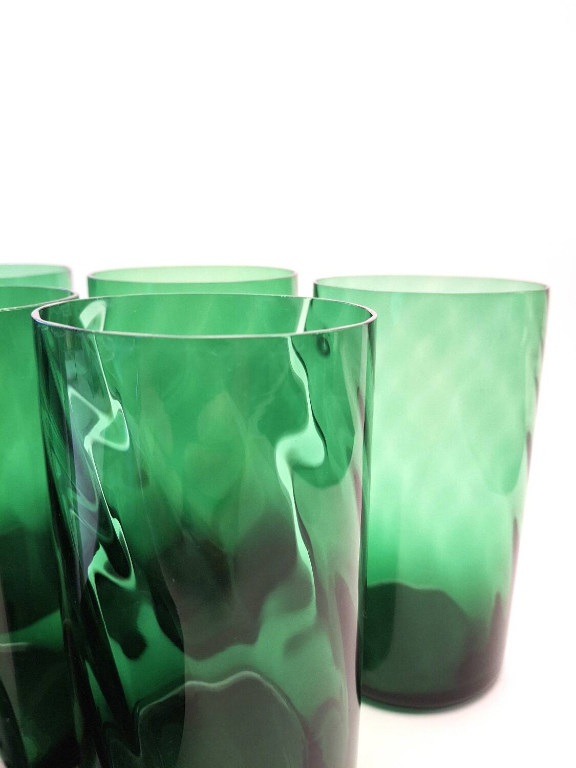 Set of eight Glasses 1970s