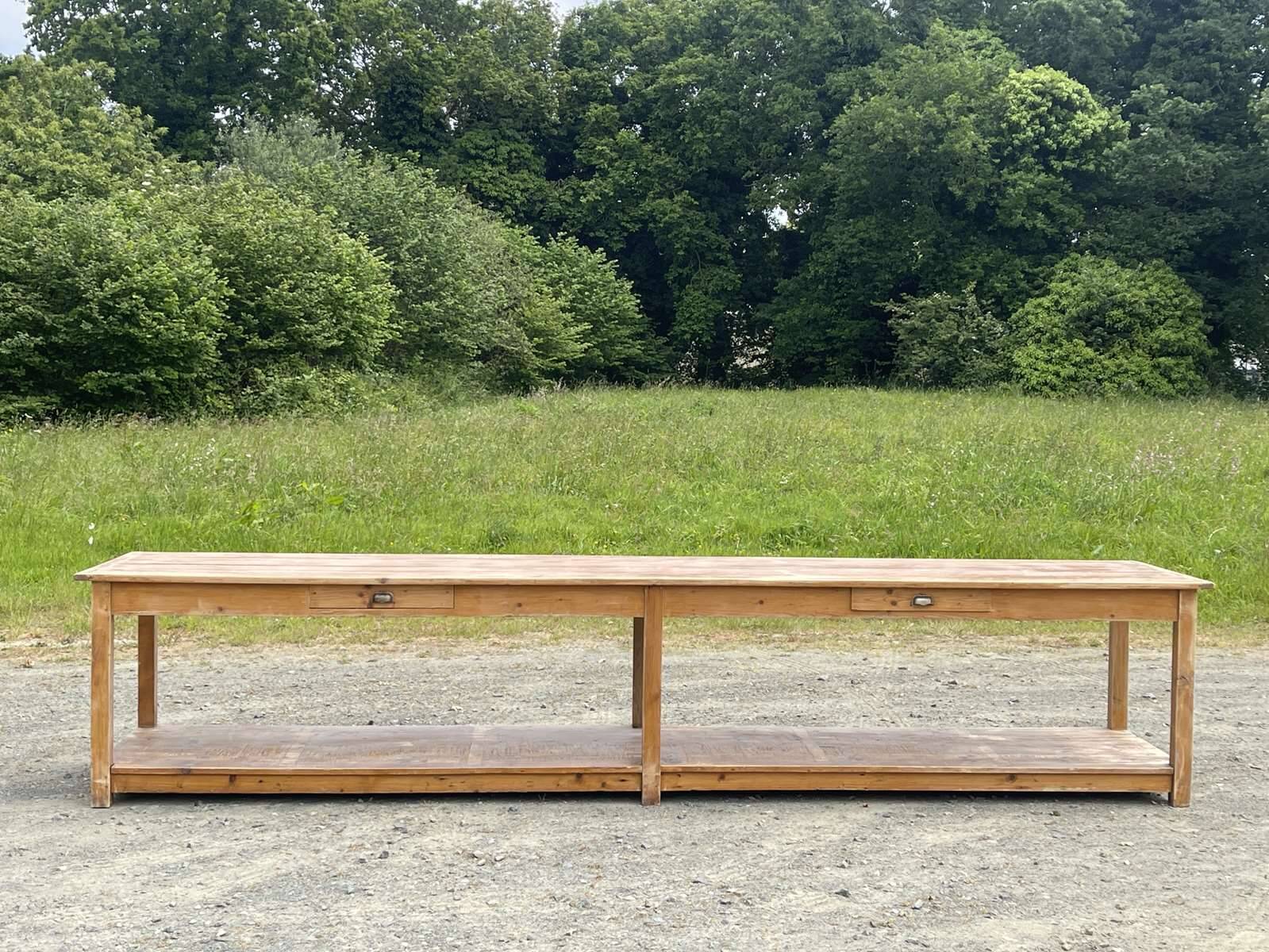 1930s fir draper table