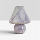 1970s glass mushroom lamp