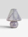 1970s glass mushroom lamp